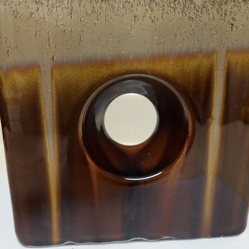 Multi color brown vase
